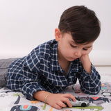 Personalized Footprint Baby Charm Bracelet with Name | 14K Gold Vermeil - Image 3