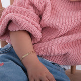 Personalized Baby Cross Bracelet with Name | 18K Gold Vermeil - Image 5