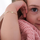 Personalized Baby Cross Bracelet with Name | 18K Gold Vermeil - Image 7