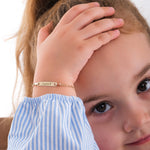 Personalized Bar Bracelet | 14K Solid Gold - Image 8