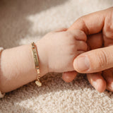 Personalized Baby Name Bracelet With Patron Saint