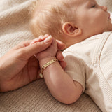 Personalized Baby Name Bracelet With Patron Saint