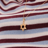 Star of David Necklace | 14K Solid Gold