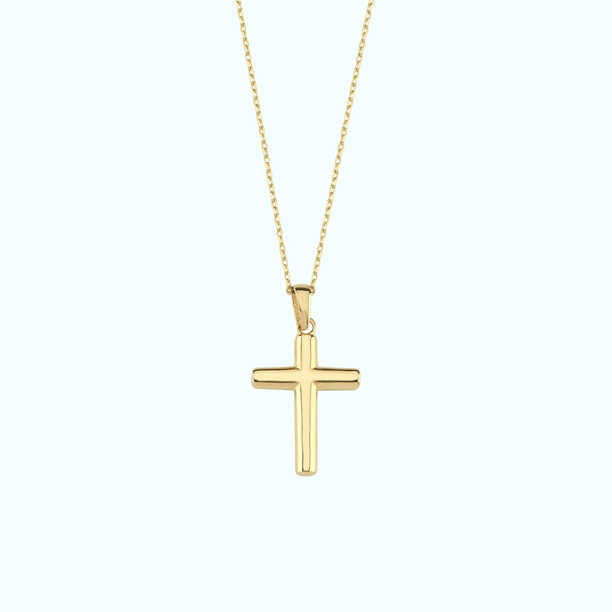 Bubble Cross Necklace