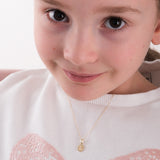 Virgin Mary Medal Necklace | 14K Solid Gold