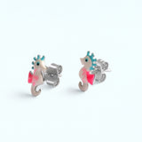Seahorse Stud Earrings | 925 Sterling Silver