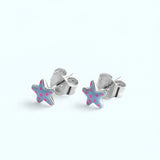 Little Girl's Starfish Earrings | 925 Sterling Silver