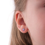 Little Girl's Starfish Earrings | 925 Sterling Silver