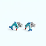Dolphin Stud Earrings | 925 Sterling Silver