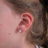 Lipstick Stud Earrings | 925 Sterling Silver