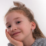 Heart & Bow Dangle Earrings | 925 Sterling Silver