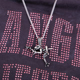 Frog Pendant Necklace | 925 Sterling Silver
