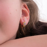 Girls Flower Earring | 18K Gold Vermeil