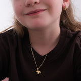 Gold Elephant Necklace | 18K Gold Vermeil