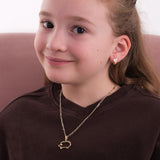 Hedgehog Necklace | 18K Gold Vermeil