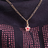 Flower Charm Necklace | 925 Sterling Silver