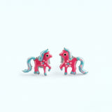 Pink Unicorn Earrings | 925 Sterling Silver