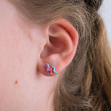 Pink Unicorn Earrings | 925 Sterling Silver