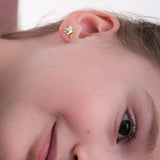 Unicorn White Stud Earrings | 925 Sterling Silver