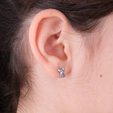 Kitten Stud Earrings | 925 Sterling Silver