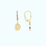Saint Medal Earrings