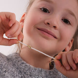 Pearl Cross Necklace | 18K Gold Vermeil