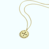 Solar Cross Necklace | 14K Solid Gold